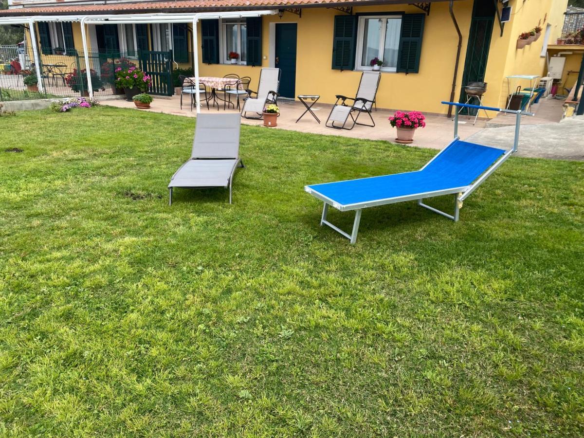 インペリア Casa Vista Mare - Superb Garden And Parking Includedヴィラ エクステリア 写真